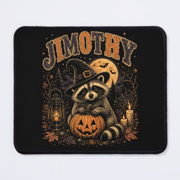Item preview, Spooky Cute Halloween Jimothy Raccoon Witch Under the Full Moon Pumpkin designed and sold by SOUFIANE1991.