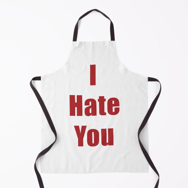 Item preview, I Hate You Red Bold Typography Graphic designed and sold by AyaanArtStudio.