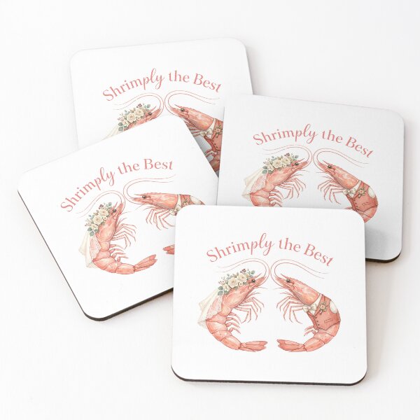 Item preview, Shrimp Wedding Couple designed and sold by Roy & Tiffany.