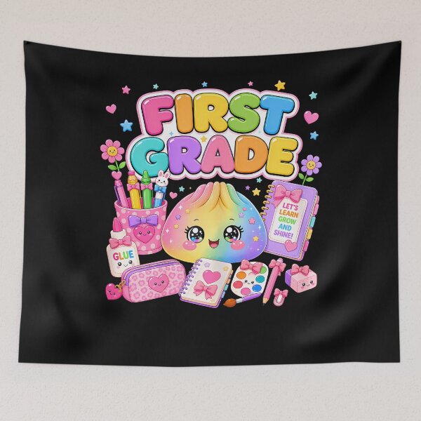 Item preview, Cute Dumpling 1St First Grade Back To School Girl Teacher designed and sold by ripgoatclothing.