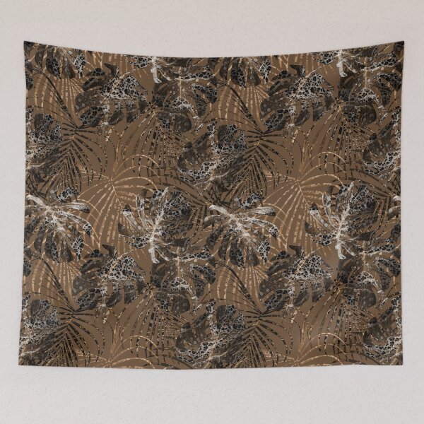 Item preview, Monstera Palm Leo Animal Print Glam 1 designed and sold by Anita's & Bella's Art.