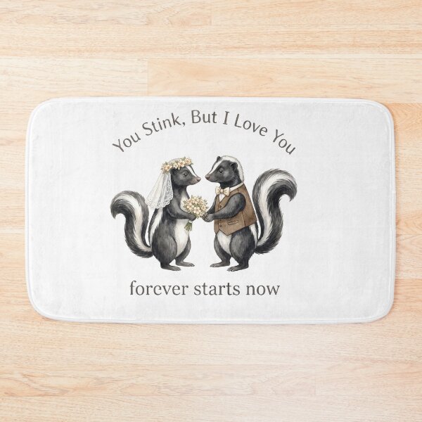Item preview, Skunk Wedding Couple designed and sold by Roy & Tiffany.
