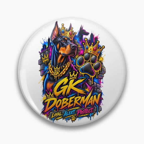 Item preview, Gk Doberman - Loyal Alert Protect  designed and sold by GraffKingz.