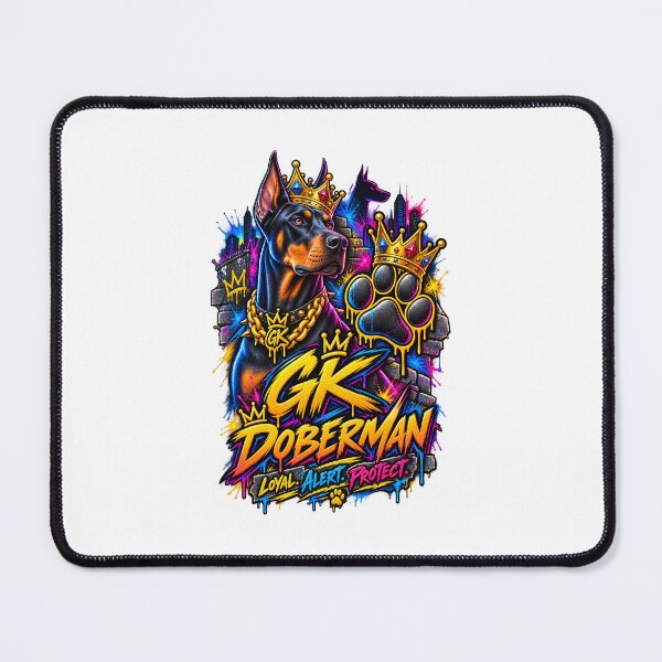 Item preview, Gk Doberman - Loyal Alert Protect designed and sold by GraffKingz.