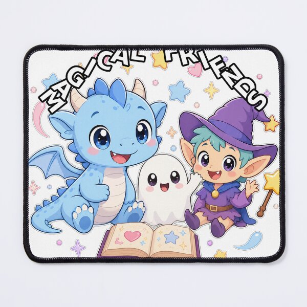 Item preview, Magical Friends – Cute Anime Dragon, Ghost and Elf designed and sold by Atlant11.