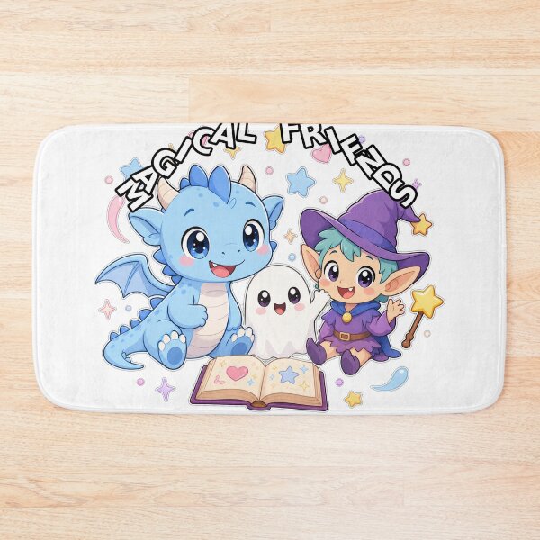 Item preview, Magical Friends – Cute Anime Dragon, Ghost and Elf designed and sold by Atlant11.