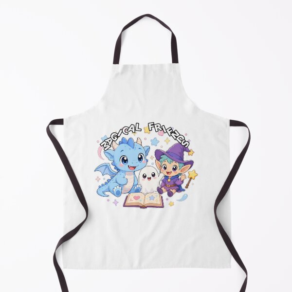 Item preview, Magical Friends – Cute Anime Dragon, Ghost and Elf designed and sold by Atlant11.