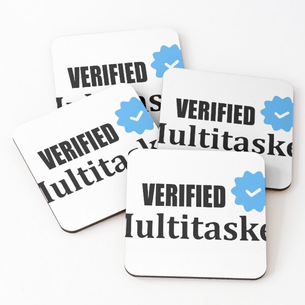 Item preview, Verified Multitasker – Doing Five Things Badly at Once designed and sold by GriffinRey.