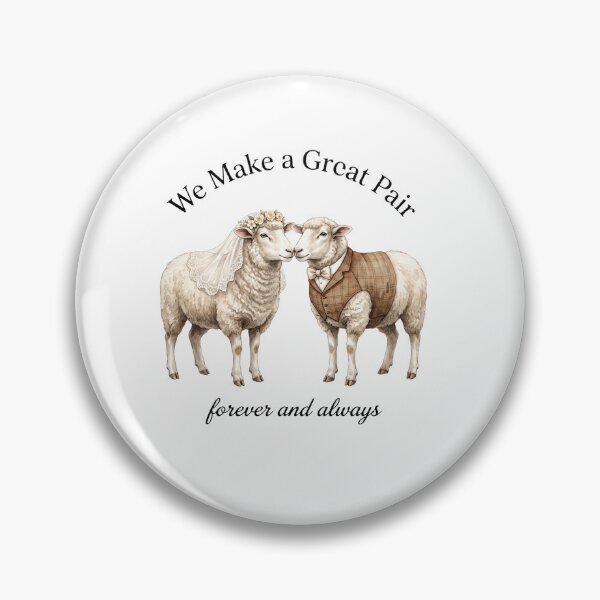 Item preview, Sheep Wedding Couple designed and sold by Roy & Tiffany.