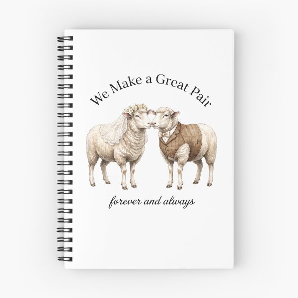 Item preview, Sheep Wedding Couple designed and sold by Tiffany Roy.