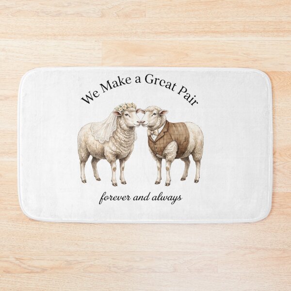 Item preview, Sheep Wedding Couple designed and sold by Roy & Tiffany.
