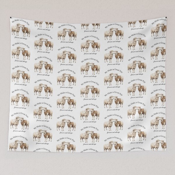 Item preview, Sheep Wedding Couple designed and sold by Roy & Tiffany.