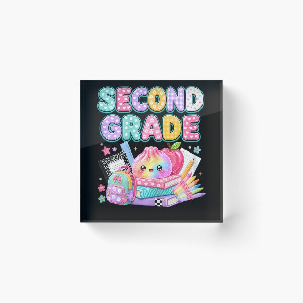 Item preview, Kawaii Dumpling Cute Pastel First Day Of Second Grade Girl designed and sold by JamesCrArt.
