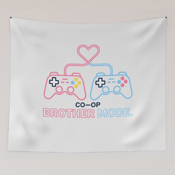 Item preview, Co-Op Brother Mode – Gamer Gift for Brothers designed and sold by Uglyandcute.