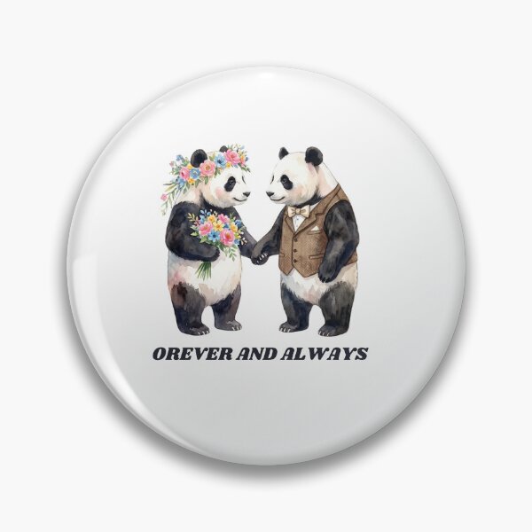 Item preview, Panda Holding Hands designed and sold by Tiffany Roy.