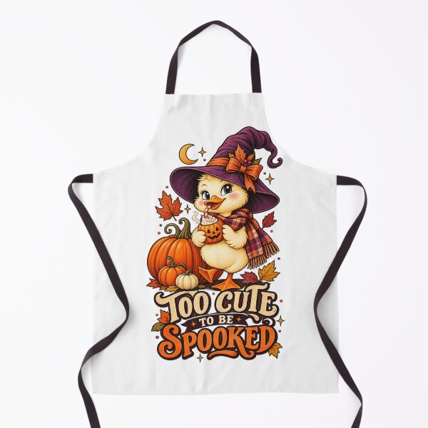 Item preview, Too Cute to Be Spooked Halloween Duck designed and sold by Dreamy Ocean Art.