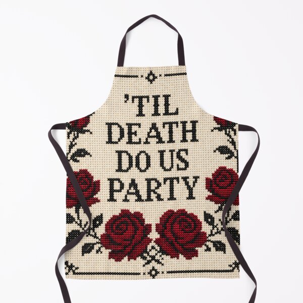 Item preview, 'Til Death Do Us Party Cross Stitch designed and sold by popdaydreams.