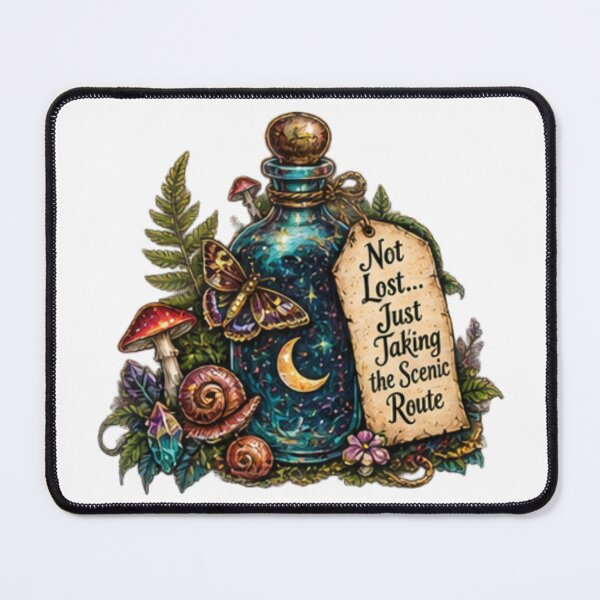 Item preview, Not Lost, Just Taking the Scenic Route – Whimsical Wanderer designed and sold by Edenglow Prints & Peculiars.