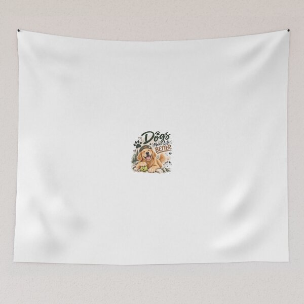 Item preview, Dogs Make Life Better designed and sold by WILDLY DEAR.