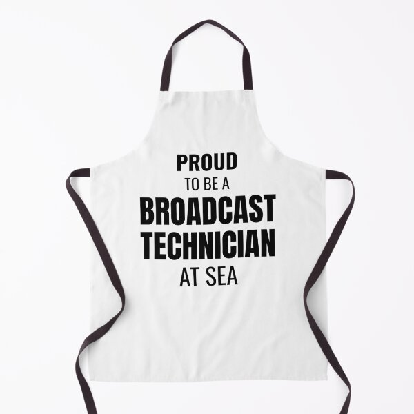 Item preview, Proud to be a Broadcast Technician at Sea (Black) designed and sold by ShipCrewNation.