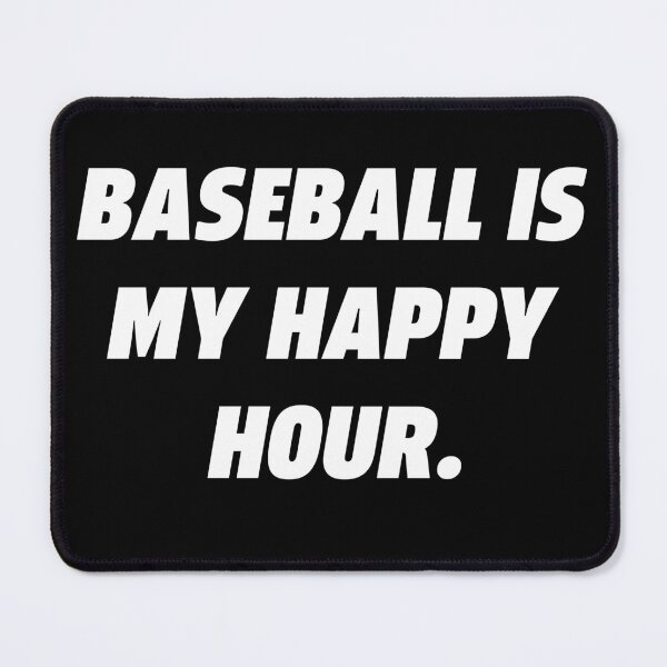Item preview, Baseball Is My Happy Hour designed and sold by BallerTeeShop.
