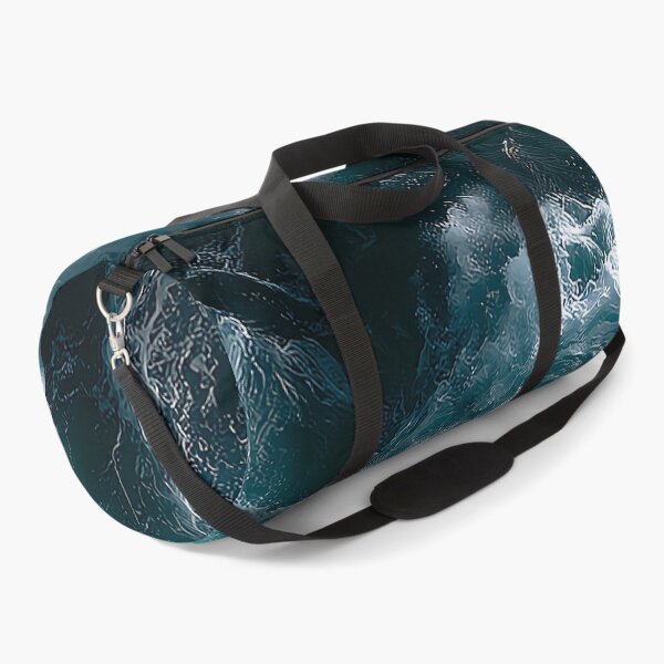 Item preview, Aerial Ocean Waves Dark Teal Whitewater Seen From Directly Above designed and sold by Yoruhara.