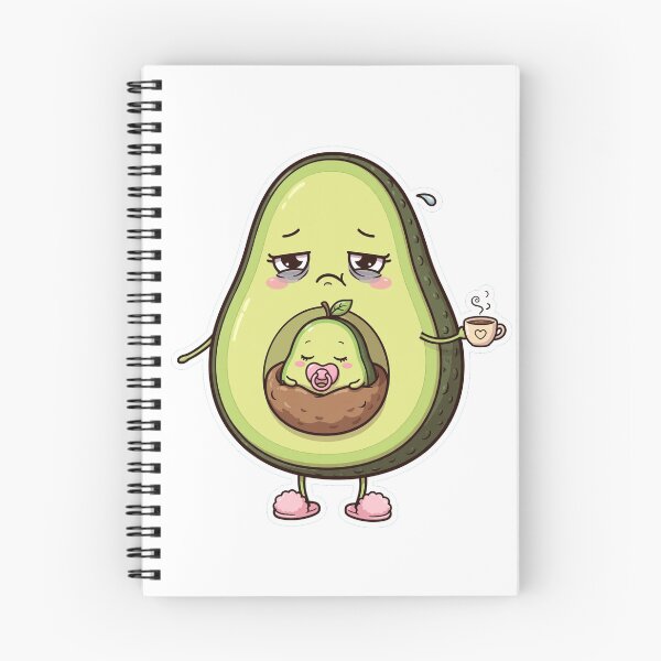 Item preview, Tired Avocado Mom With Baby Pit - Funny Exhausted Avocado Coffee Mom Life designed and sold by PrettyCrypt.