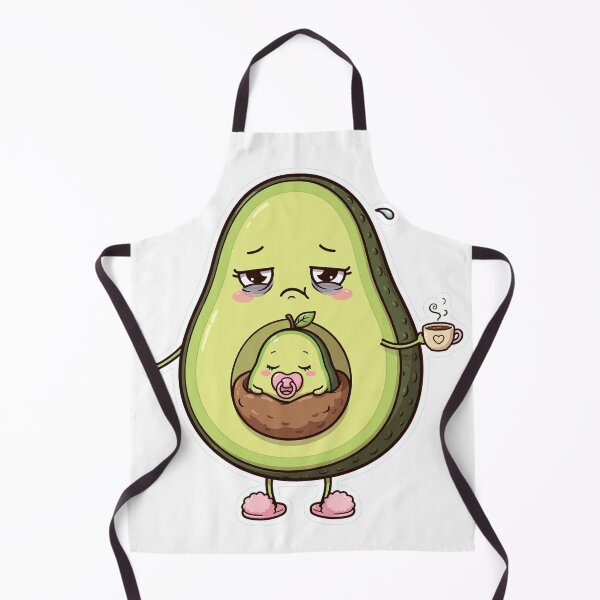 Item preview, Tired Avocado Mom With Baby Pit - Funny Exhausted Avocado Coffee Mom Life designed and sold by PrettyCrypt.