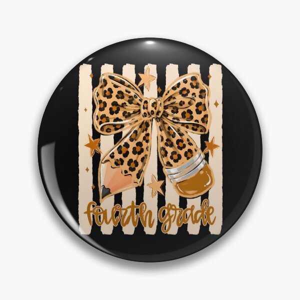 Item preview, Leopard 4Th Grade Bow Floral Back To School Teachers designed and sold by JamesCrArt.