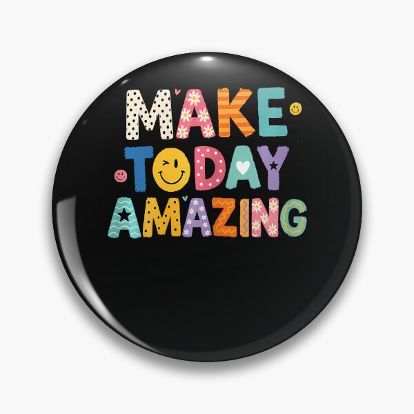 Item preview, Make Today Amazing Growth Mindset Motivational Saying designed and sold by JamesCrArt.
