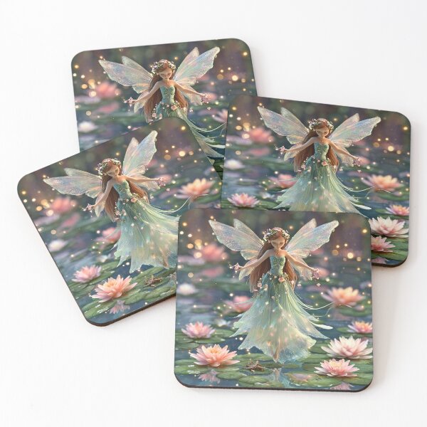 Item preview, Water Lily Fairy Dreamscape Magic designed and sold by Storybook Botanica.