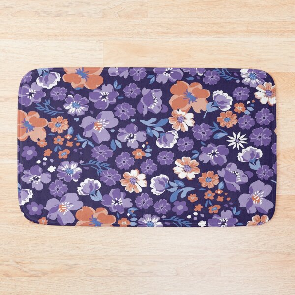 Item preview,  Vintage Purple floral Pattern  designed and sold by Johnnies.
