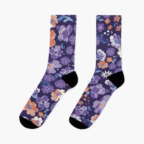 Item preview,  Vintage Purple floral Pattern  designed and sold by Johnnies.