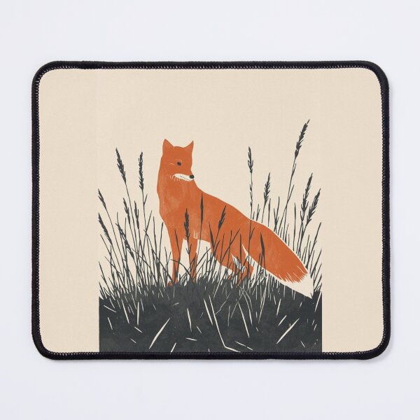 Item preview, Stylized Red Fox in Tall Grass designed and sold by Sarcastic designs.