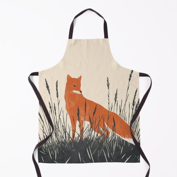 Item preview, Stylized Red Fox in Tall Grass designed and sold by Sarcastic designs.