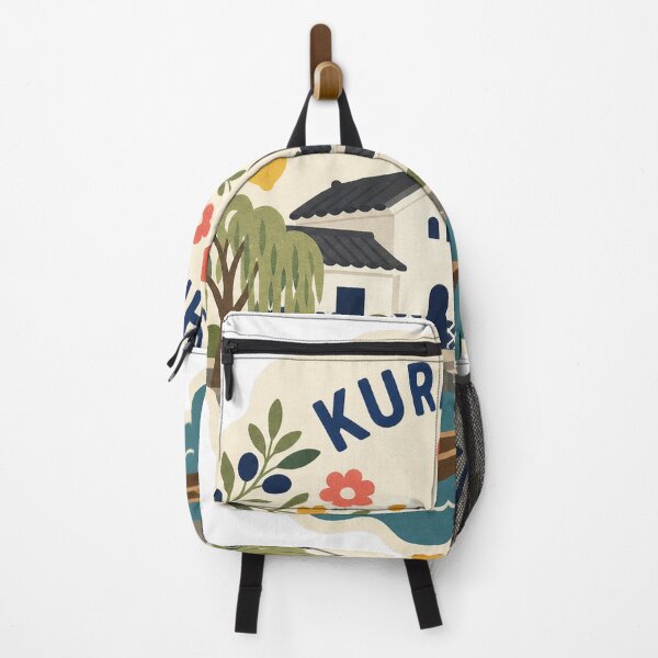 Item preview, Kurashiki Japan Travel Souvenir Modern Folk Art designed and sold by VisualArtsOasis.