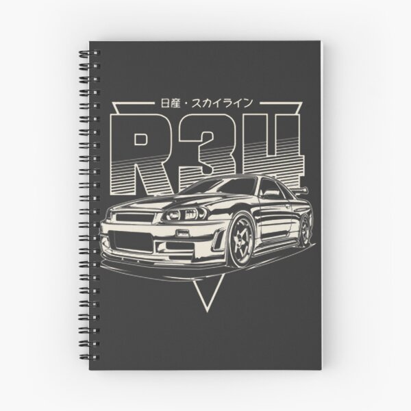 Item preview, Skyline Gtr R Retro Yellow Jdm Sport Car Aesthetic Design ⭐⭐⭐⭐⭐ designed and sold by ziyat123.