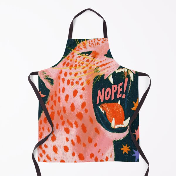 Item preview, Pink Leopard Roaring Nope designed and sold by RobertJes.