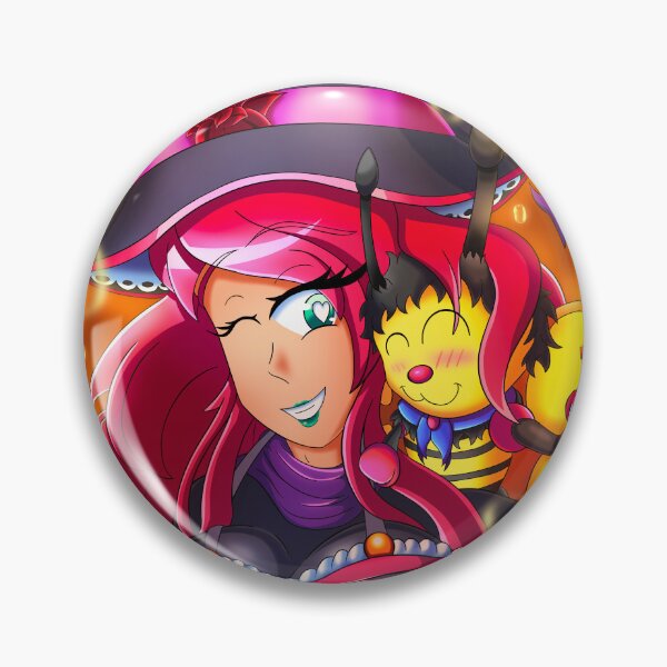 Item preview, Anime Witch OC Roses Honey Bee Magical Art designed and sold by TacticArtsSt0re.