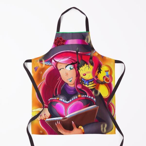Item preview, Anime Witch OC Roses Honey Bee Magical Art designed and sold by TacticArtsSt0re.