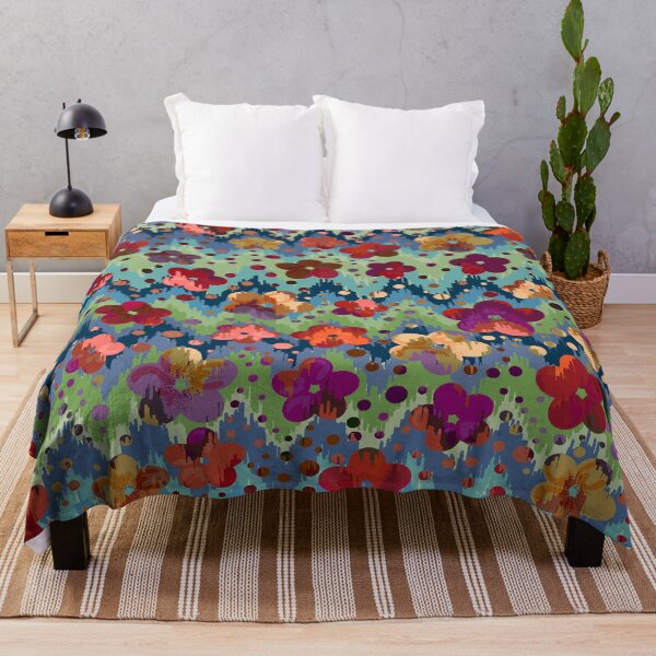 Item preview, Vintage Colorful Retro Floral Pattern designed and sold by Johnnies.