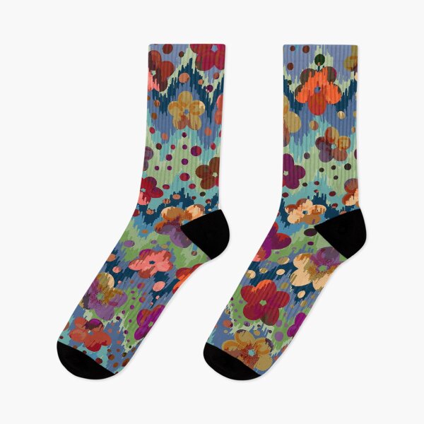 Item preview, Vintage Colorful Retro Floral Pattern designed and sold by Johnnies.