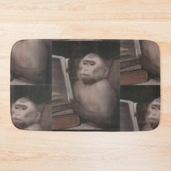 Item preview, READING MONKEY BY GABRIEL VON MAX (1889) designed and sold by humbleserf.