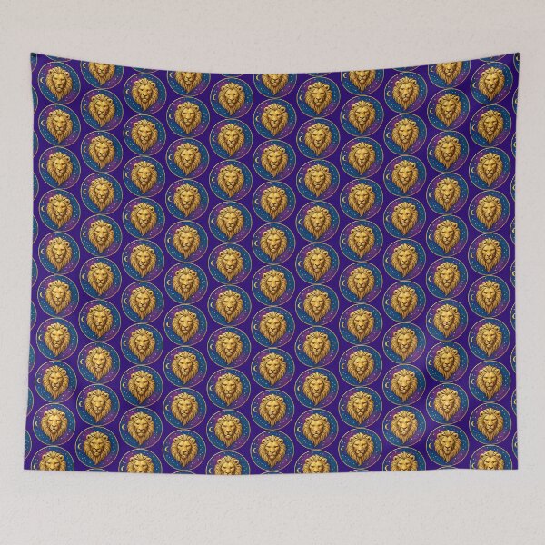 Item preview, Leo Zodiac Sign Sticker - Cosmic Aura Leo Zodiac Art designed and sold by Dany and Dom.