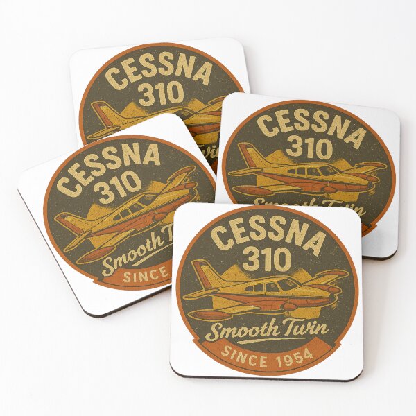 Item preview, Cessna 310 Smooth Twin Vintage Airplane Aviation Badge designed and sold by CityMerch4.