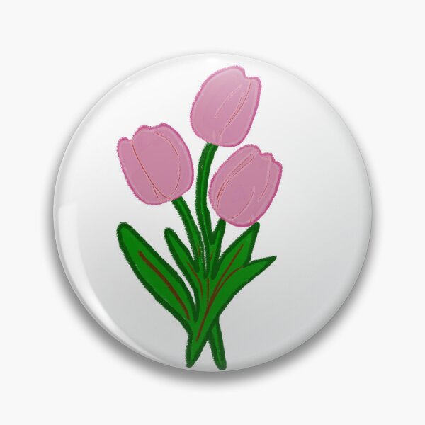 Item preview, Pink Tulip Bouquet Floral Illustration Graphic designed and sold by AyaanArtStudio.