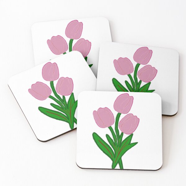 Item preview, Pink Tulip Bouquet Floral Illustration Graphic designed and sold by AyaanArtStudio.