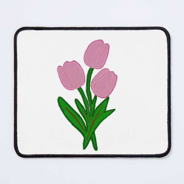 Item preview, Pink Tulip Bouquet Floral Illustration Graphic designed and sold by AyaanArtStudio.