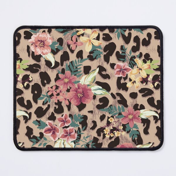 Item preview, Vintage Pink Floral Leopard Pattern designed and sold by Johnnies.