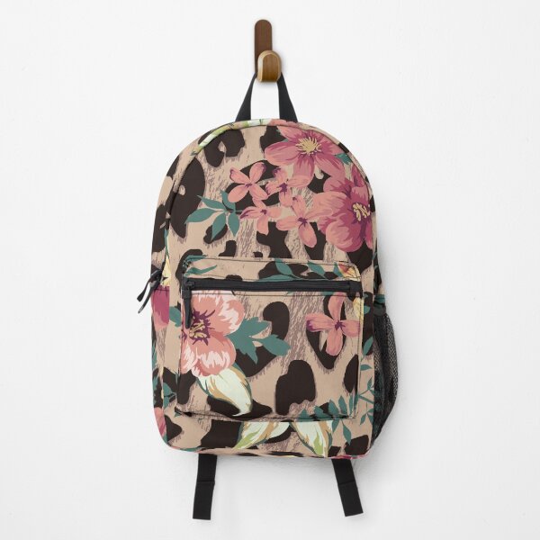 Item preview, Vintage Pink Floral Leopard Pattern designed and sold by Johnnies.